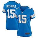 Zennovawear Women's Detroit Lions Ennis Rakestraw Jr. Blue Team Game Jersey