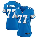 Zennovawear Women's Detroit Lions Frank Ragnow Blue Team Game Jersey