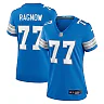 Zennovawear Women's Detroit Lions Frank Ragnow Blue Team Game Jersey
