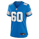 Zennovawear Women's Detroit Lions Graham Glasgow Blue Team Game Jersey