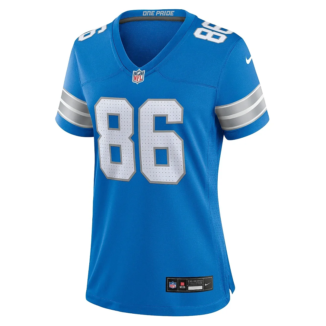 Zennovawear Women's Detroit Lions Isaac Rex Blue Game Jersey