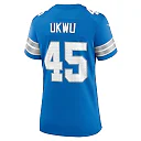 Zennovawear Women's Detroit Lions Isaac Ukwu Blue Game Jersey