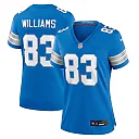 Zennovawear Women's Detroit Lions Isaiah Williams Blue Game Jersey