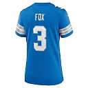 Zennovawear Women's Detroit Lions Jack Fox Blue Team Game Jersey