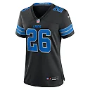 Zennovawear Women's Detroit Lions Jahmyr Gibbs Black 2nd Alternate Game Jersey