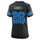 Zennovawear Women's Detroit Lions Jahmyr Gibbs Black 2nd Alternate Game Jersey