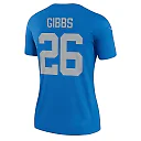 Zennovawear Women's Detroit Lions Jahmyr Gibbs Blue Alternate Legend Player Performance Top