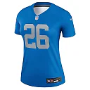 Zennovawear Women's Detroit Lions Jahmyr Gibbs Blue Alternate Legend Player Performance Top