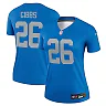 Zennovawear Women's Detroit Lions Jahmyr Gibbs Blue Alternate Legend Player Performance Top