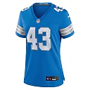 Zennovawear Women's Detroit Lions James Turner Blue Game Jersey