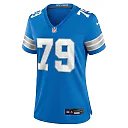 Zennovawear Women's Detroit Lions John Cominsky Blue Team Game Jersey