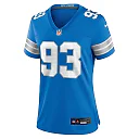 Zennovawear Women's Detroit Lions Josh Paschal Blue Team Game Jersey