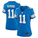 Zennovawear Women's Detroit Lions Kalif Raymond Blue Team Game Jersey