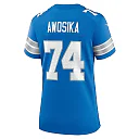 Zennovawear Women's Detroit Lions Kayode Awosika Blue Team Game Jersey