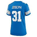 Zennovawear Women's Detroit Lions Kerby Joseph Blue Team Game Jersey