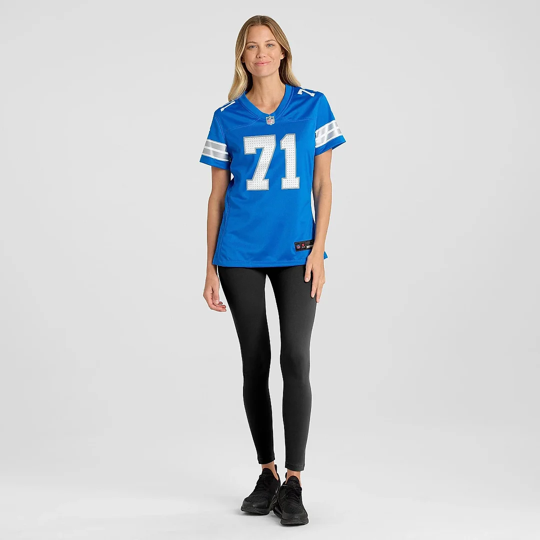 Zennovawear Women's Detroit Lions Kevin Zeitler Blue Game Jersey