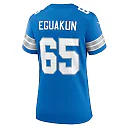 Zennovawear Women's Detroit Lions Kingsley Eguakun Blue Game Jersey