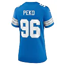 Zennovawear Women's Detroit Lions Kyle Peko Blue Game Jersey