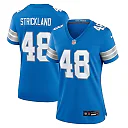 Zennovawear Women's Detroit Lions Loren Strickland Blue Game Jersey