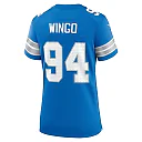Zennovawear Women's Detroit Lions Mekhi Wingo Blue Team Game Jersey