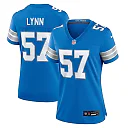 Zennovawear Women's Detroit Lions Nate Lynn Blue Game Jersey