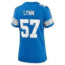 Zennovawear Women's Detroit Lions Nate Lynn Blue Game Jersey
