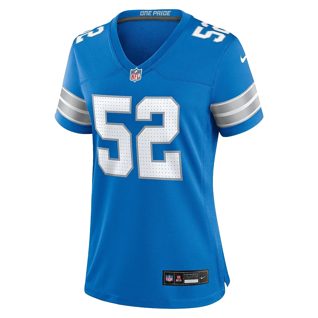 Zennovawear Women's Detroit Lions Netane Muti Blue Game Jersey