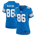 Zennovawear Women's Detroit Lions Sean McKeon Blue Game Jersey