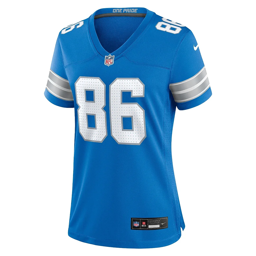 Zennovawear Women's Detroit Lions Sean McKeon Blue Game Jersey