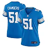 Zennovawear Women's Detroit Lions Steele Chambers Blue Game Jersey