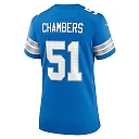 Zennovawear Women's Detroit Lions Steele Chambers Blue Game Jersey