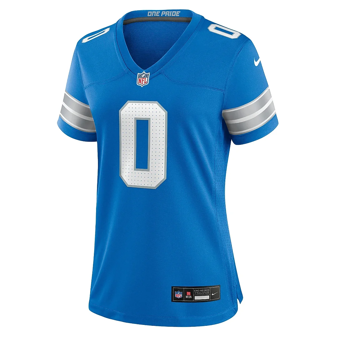 Zennovawear Women's Detroit Lions Terrion Arnold Blue Team Game Jersey