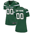 Zennovawear Women's Gotham Green New York Jets Custom Game Jersey
