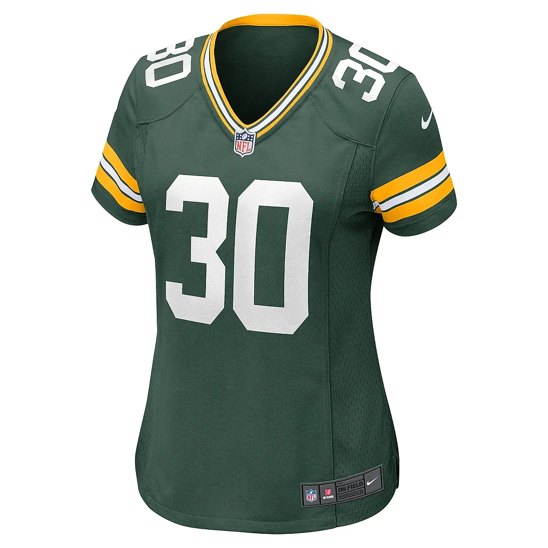 Zennovawear Women's Green Bay Packers Ahman Green Green Team Retired Player Game Jersey