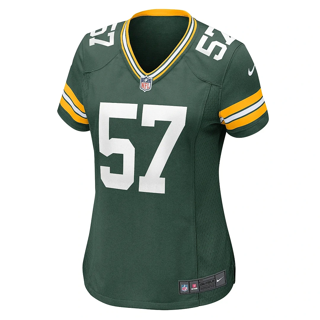 Zennovawear Women's Green Bay Packers Brenton Cox Jr. Green Game Jersey