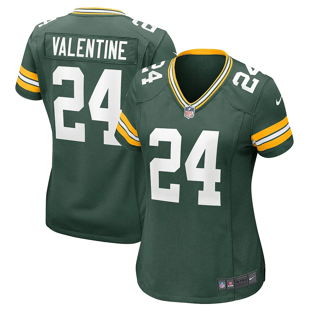 Zennovawear Women's Green Bay Packers Carrington Valentine Green Game Jersey