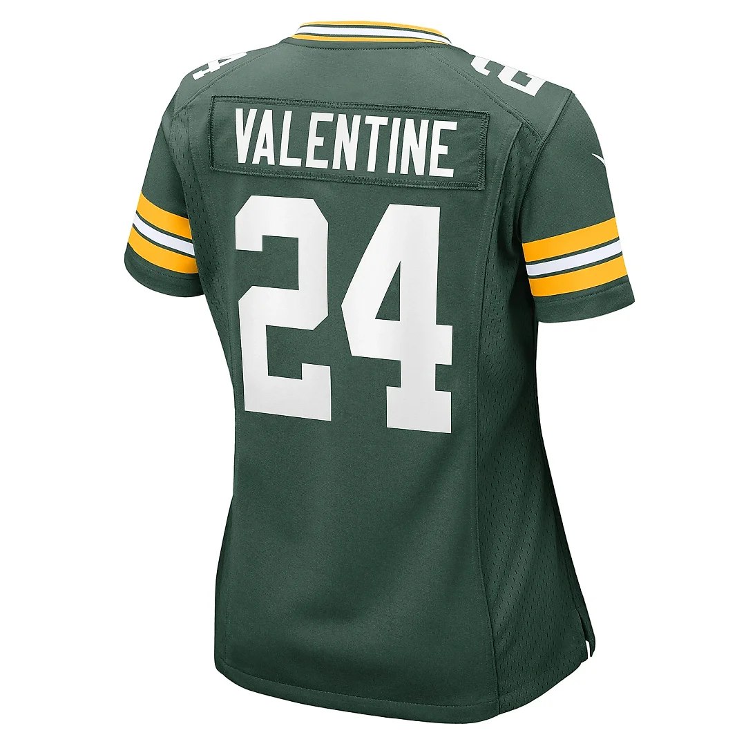 Zennovawear Women's Green Bay Packers Carrington Valentine Green Game Jersey