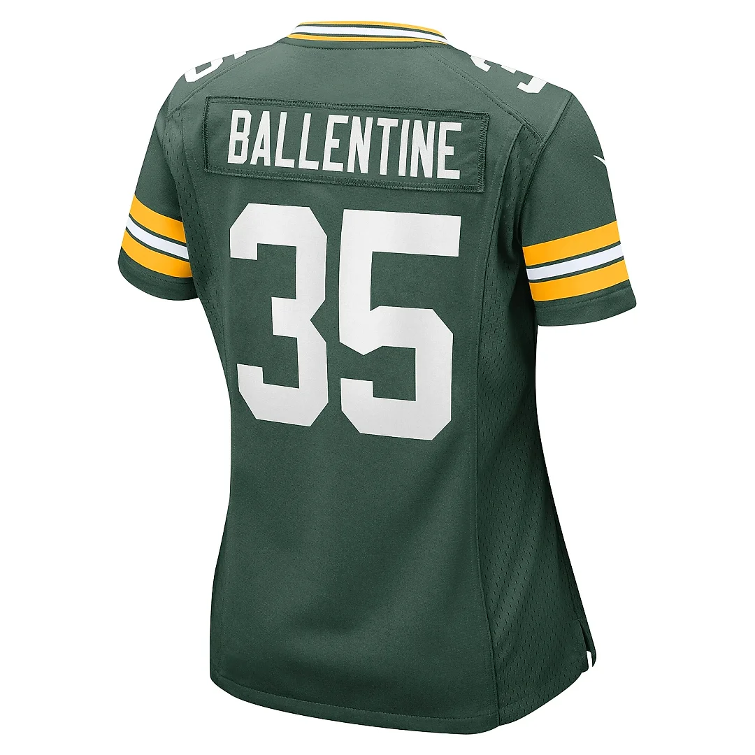 Zennovawear Women's Green Bay Packers Corey Ballentine Green Home Game Player Jersey