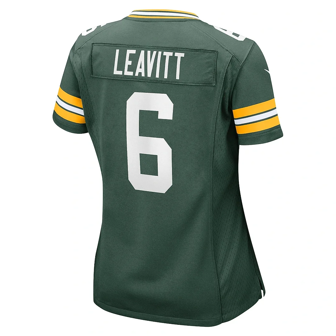 Zennovawear Women's Green Bay Packers Dallin Leavitt Green Game Player Jersey