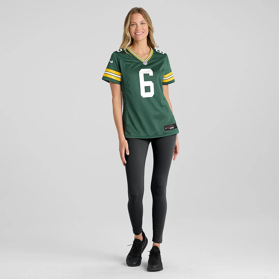 Zennovawear Women's Green Bay Packers Dallin Leavitt Green Game Player Jersey