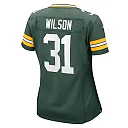 Zennovawear Women's Green Bay Packers Emanuel Wilson Green Game Jersey