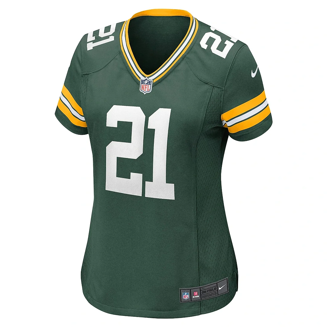 Zennovawear Women's Green Bay Packers Eric Stokes Green Game Jersey