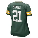 Zennovawear Women's Green Bay Packers Eric Stokes Green Game Jersey