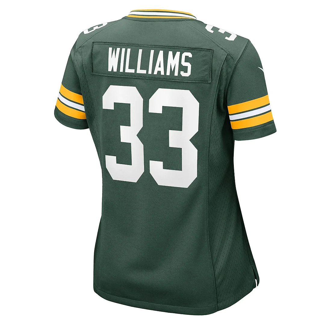 Zennovawear Women's Green Bay Packers Evan Williams Green Game Jersey