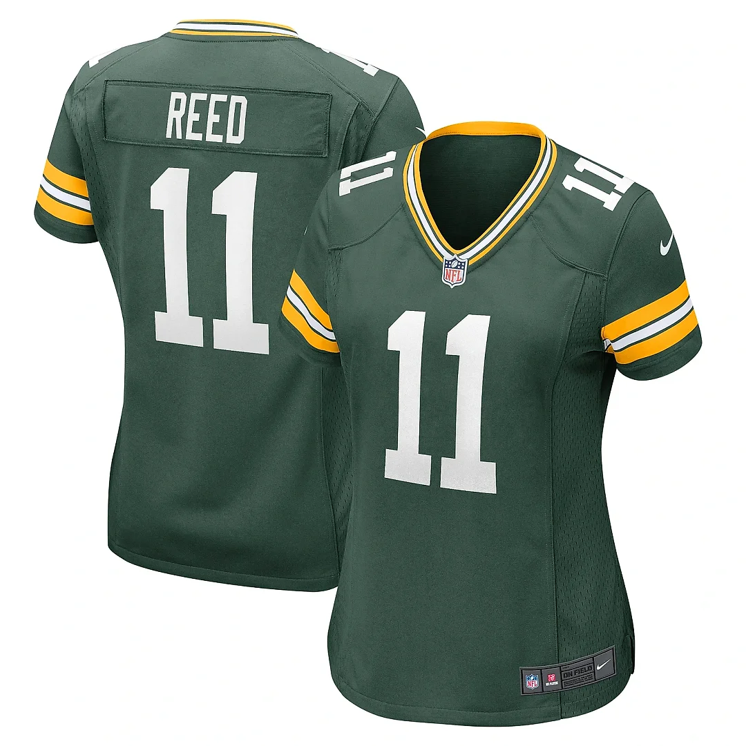 Zennovawear Women's Green Bay Packers Jayden Reed Green Game Jersey