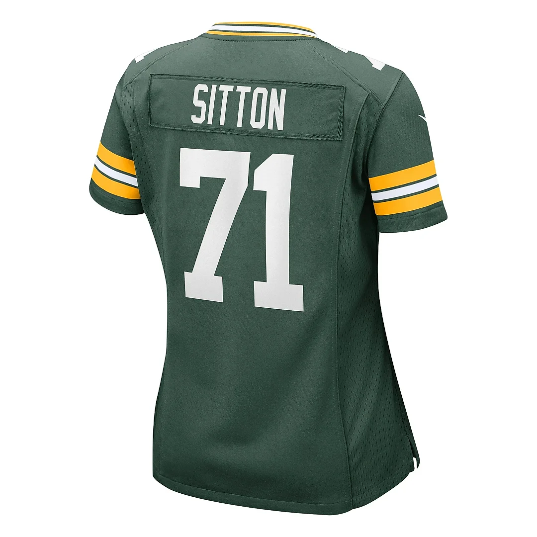 Zennovawear Women's Green Bay Packers Josh Sitton Green Retired Game Jersey