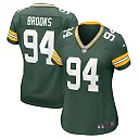 Zennovawear Women's Green Bay Packers Karl Brooks Green Game Jersey