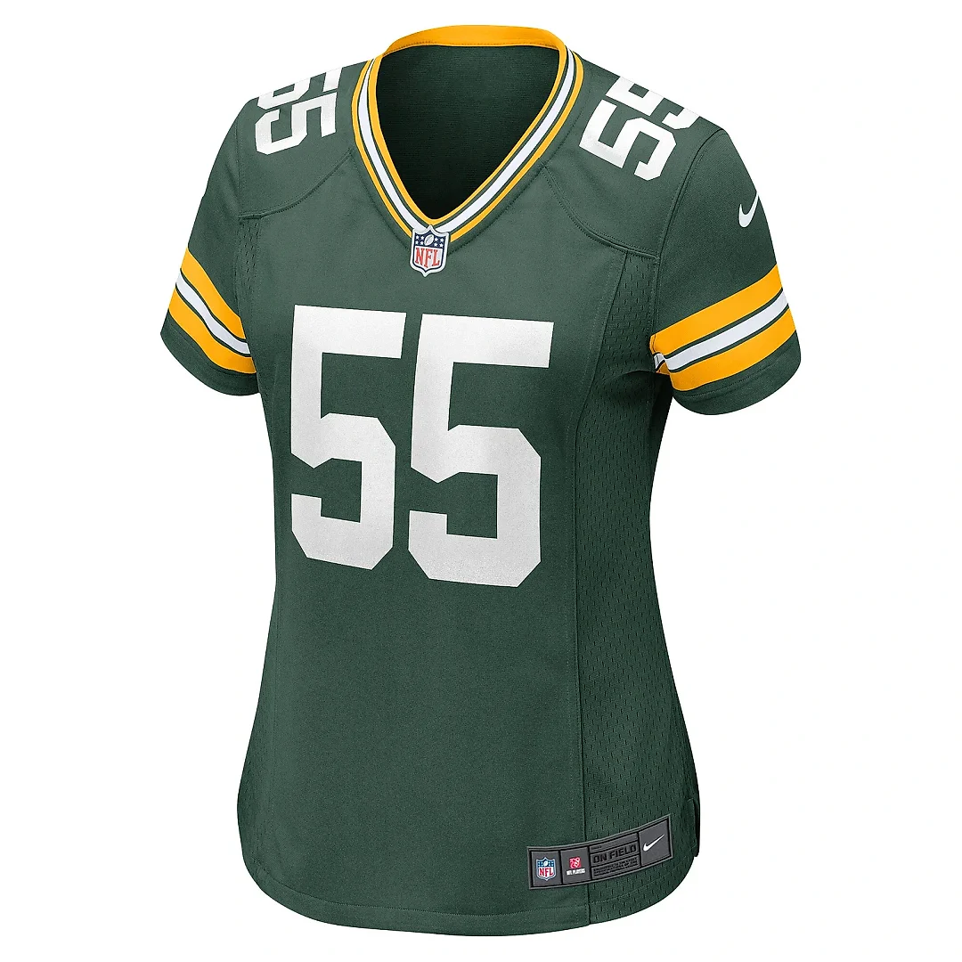 Zennovawear Women's Green Bay Packers Kingsley Enagbare Green Player Game Jersey