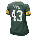 Zennovawear Women's Green Bay Packers Kiondre Thomas Green Game Player Jersey