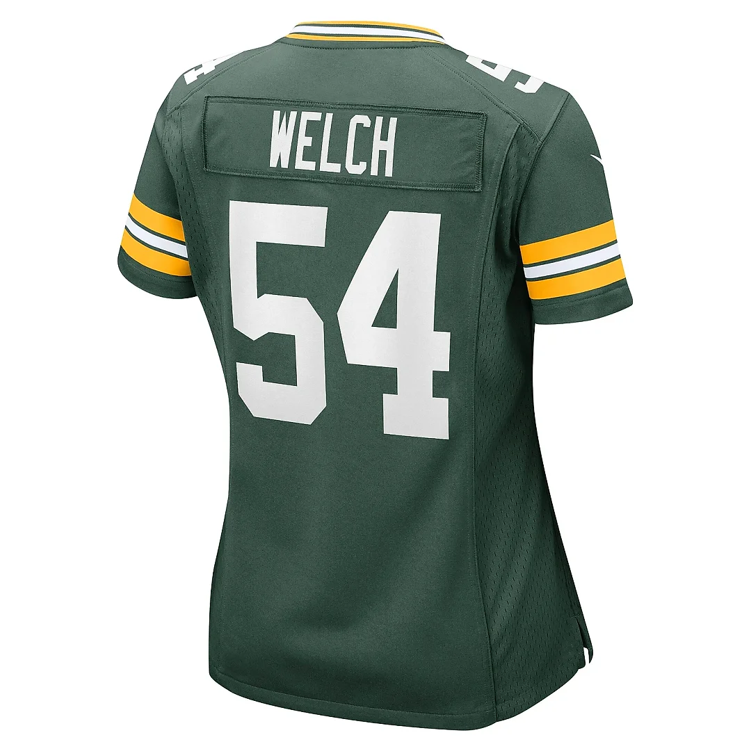 Zennovawear Women's Green Bay Packers Kristian Welch Green Team Game Jersey